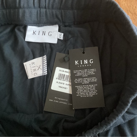 NWT Men’s King London Aldgate Summer Trackset Shorts, Size XXL - Picture 3 of 4